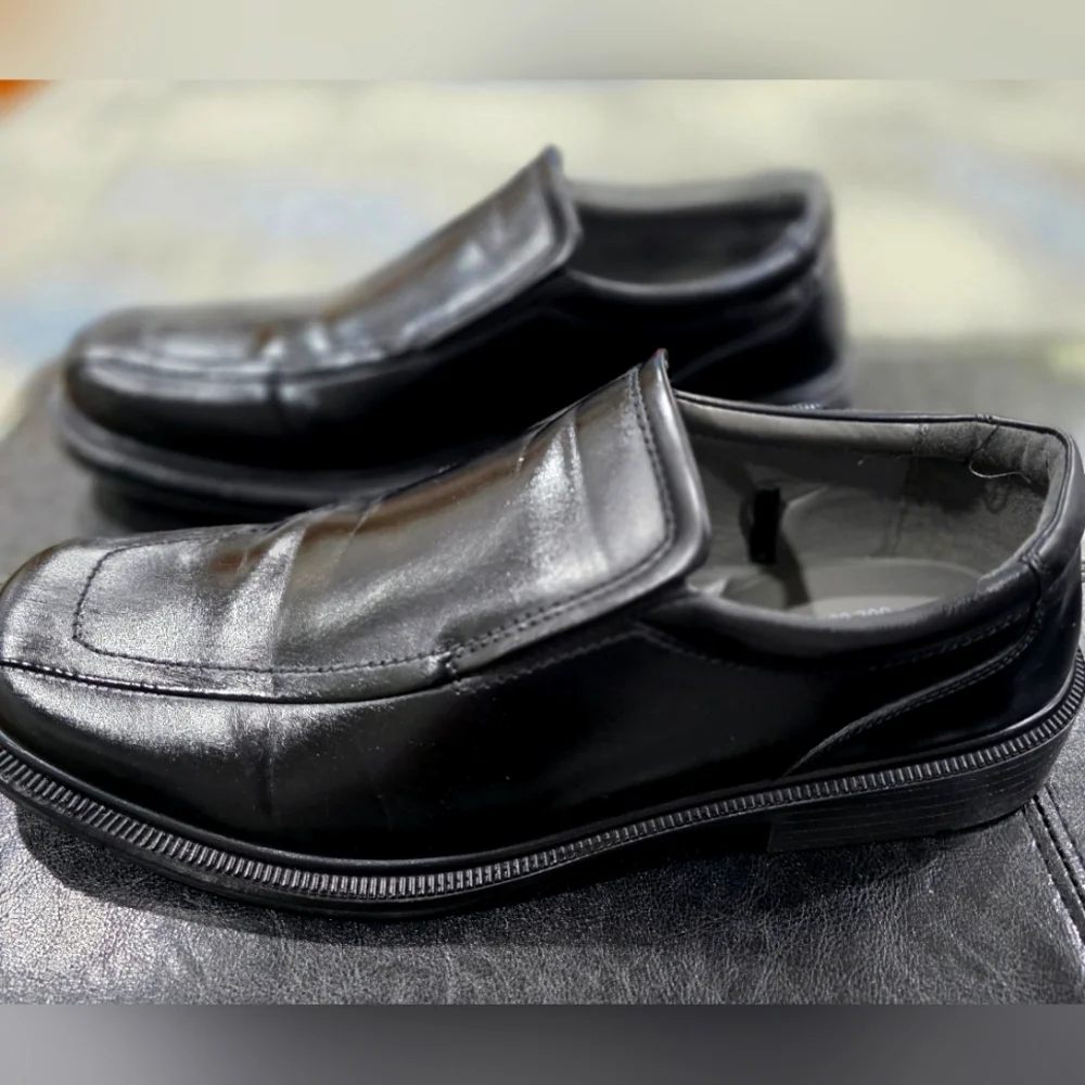 Deer Stags Greenpoint Black Vega Loafer Dress Shoes- Men's Size 15W  NEW